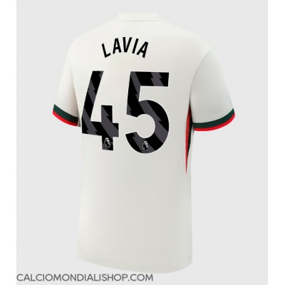Maglie da calcio Chelsea Romeo Lavia #45 Seconda Maglia 2025-26 Manica Corta Maglie da calcio Chelsea Romeo Lavia #45 Seconda Maglia 2025-26 Manica Corta
